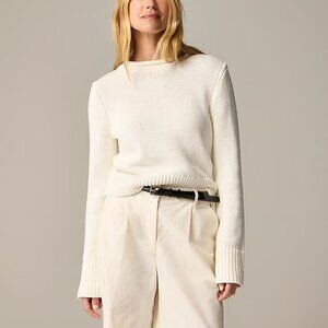 J.Crew Heritage cotton Rollneck™ sweater - Ivory